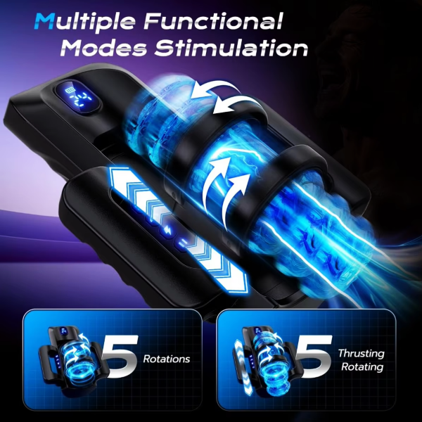 Automatic Male Stroker with 1–10 cm Adjustable Stroke
