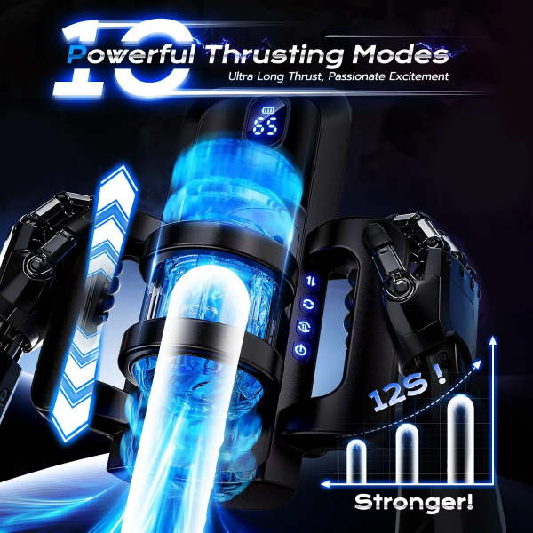 Automatic Male Stroker with 1–10 cm Adjustable Stroke