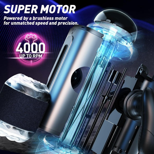Automatic Telescopic Male Stroker with Adjustable Motion