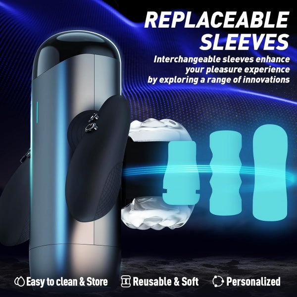 Automatic Telescopic Male Stroker with Adjustable Motion