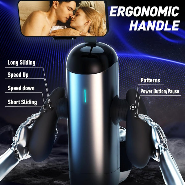 Automatic Telescopic Male Stroker with Adjustable Motion