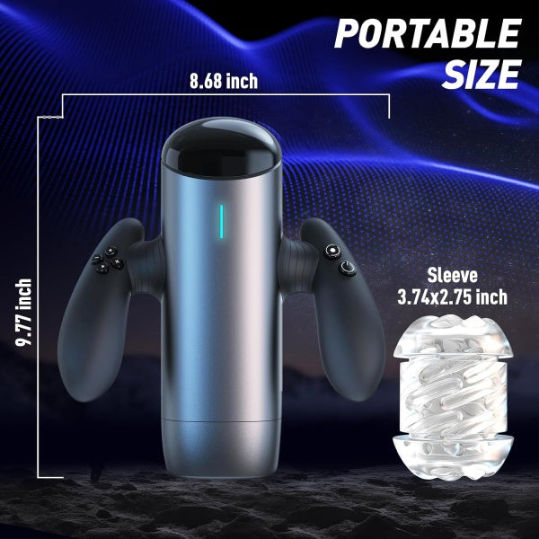 Automatic Telescopic Male Stroker with Adjustable Motion