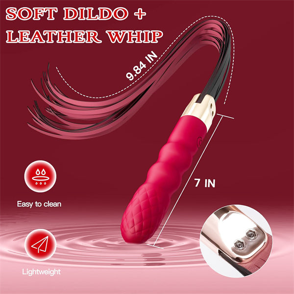BDSM Whip Sex Bondage with 10 Vibrations Adult Toy