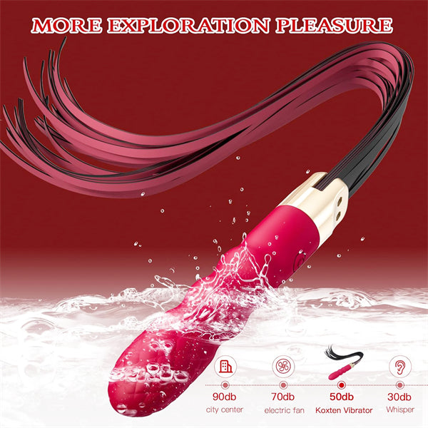 BDSM Whip Sex Bondage with 10 Vibrations Adult Toy