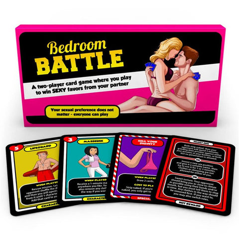 Romantic Game Card Bedroom Battle