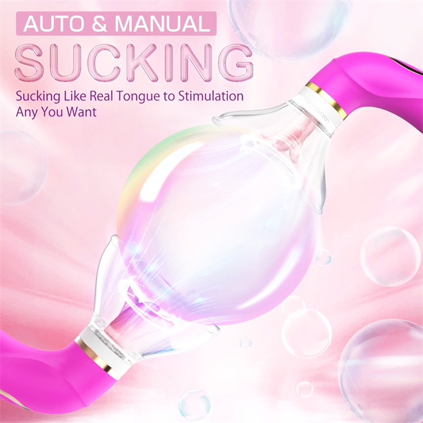 Big Size Tongue Licking Triple Stimulation Vibrator