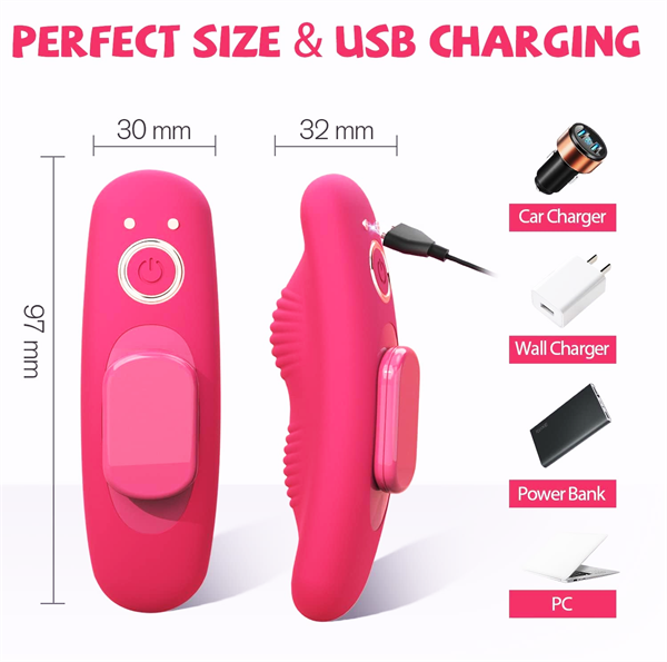 Remote Control Butterfly Vibrator with Magnetic Clip
