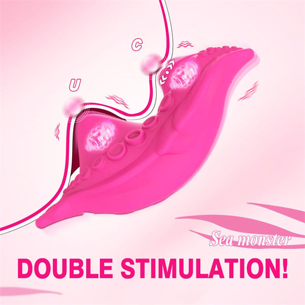 Butterfly Vibrators sea monster Hot Pink