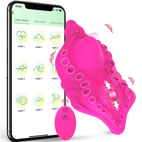 Butterfly Vibrators sea monster Hot Pink