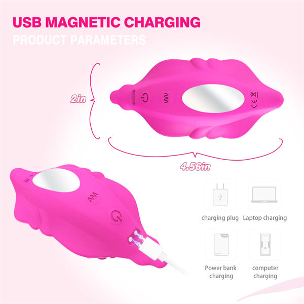 Butterfly Vibrators sea monster Hot Pink