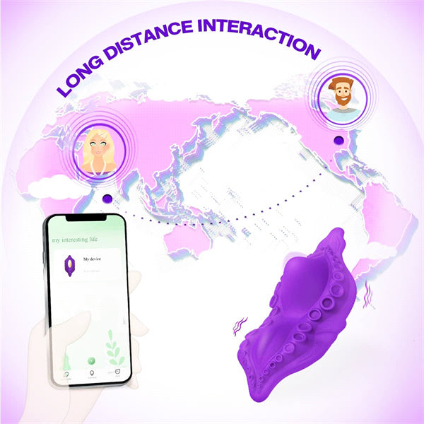 Butterfly Vibrators sea monster purple