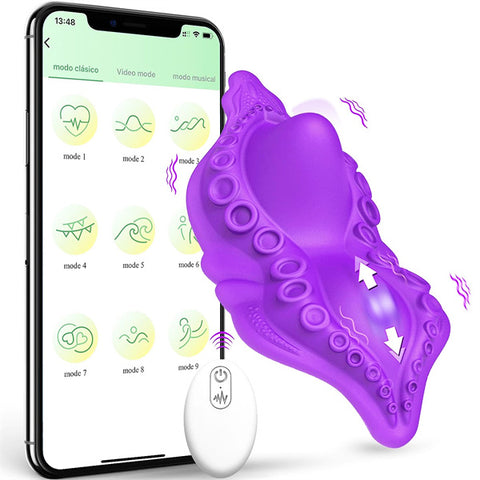 Butterfly Vibrators sea monster purple