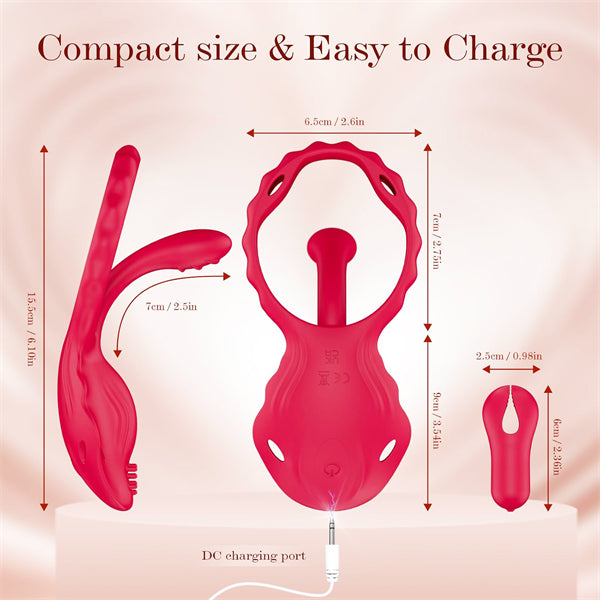 Couples Sex Toys Nipple Clamps Vibrating Panties Vibrating Cock Ring
