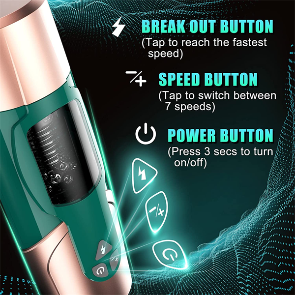 Buy 2 in 1 Automatic Male Masturbator DARK KNIGHT Green | Male Stroker |  Rosetoy  ROSETOY