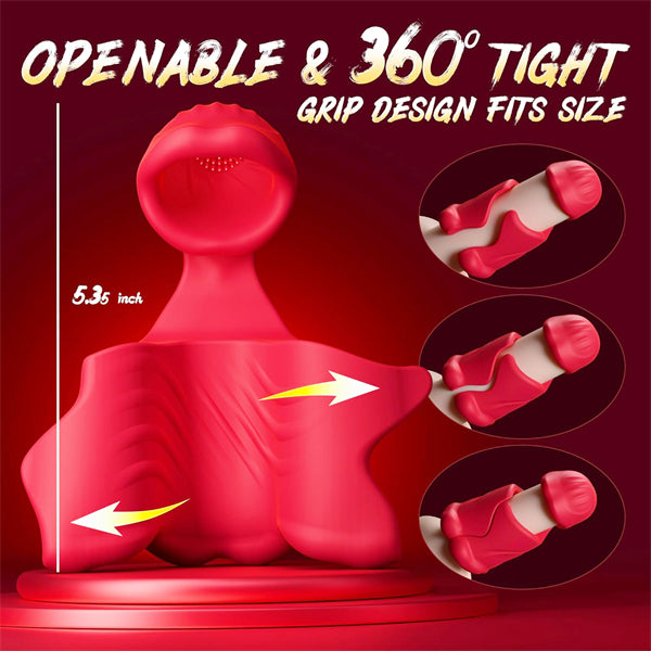 Dual Lip Grip Trainer Penis Head Vibrator