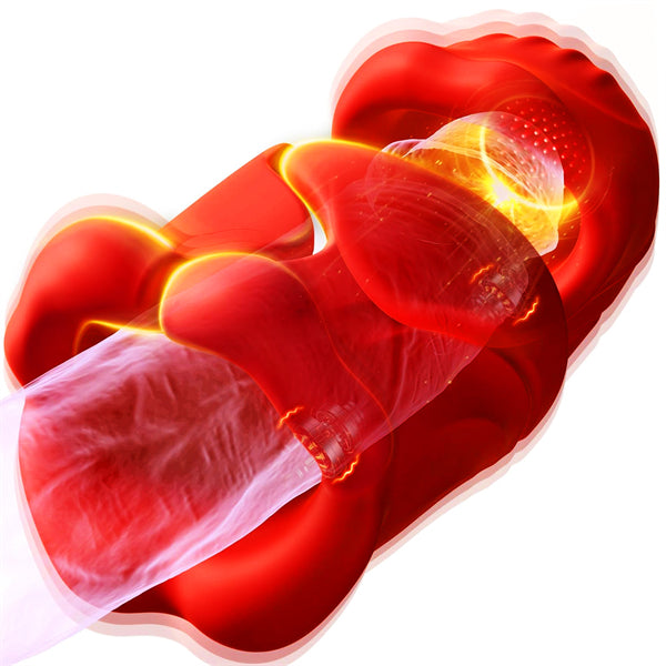 Dual Lip Grip Trainer Penis Head Vibrator