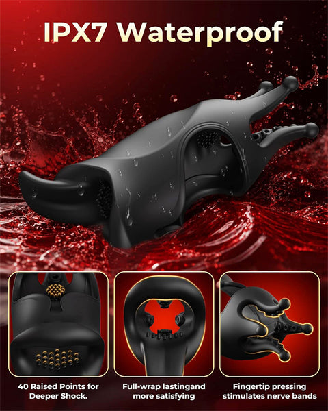 Dual Motors 9 Modes App Control Penis Trainer