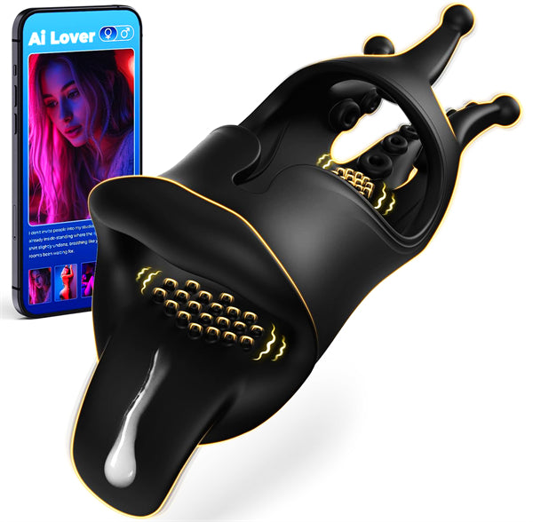 Dual Motors 9 Modes App Control Penis Trainer