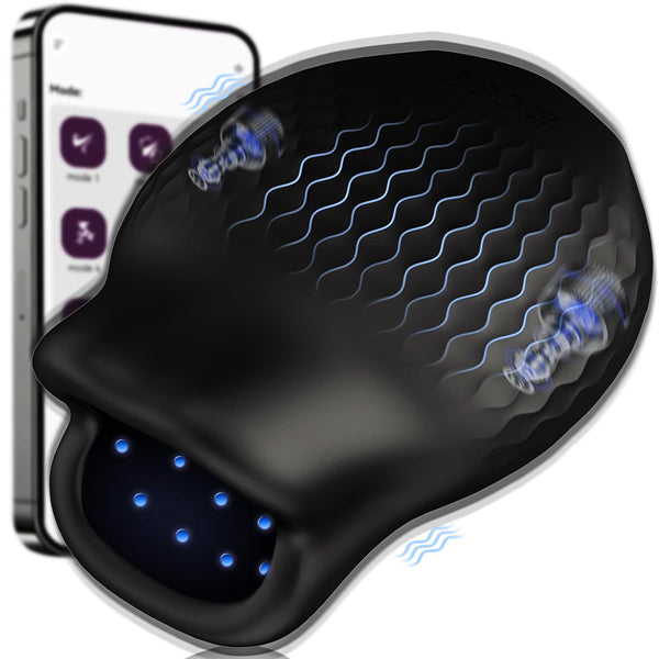 Dual Motors Male Masturbator for Men Penis Vibrator