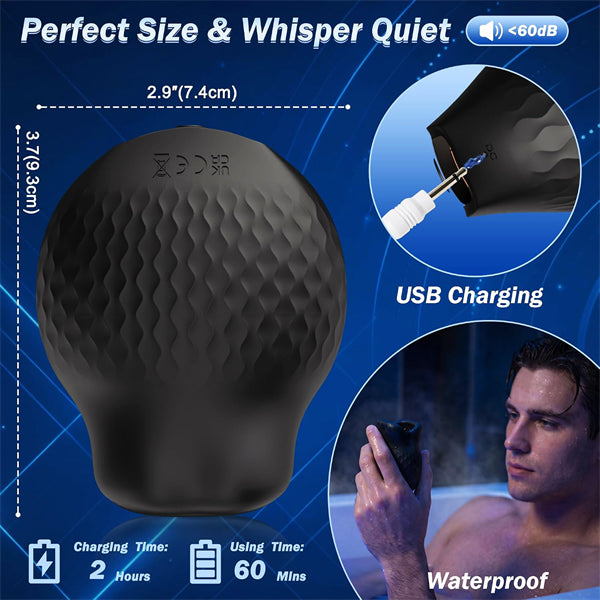 Dual Motors Male Masturbator for Men Penis Vibrator
