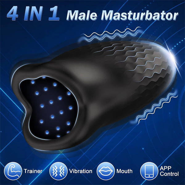 Dual Motors Male Masturbator for Men Penis Vibrator