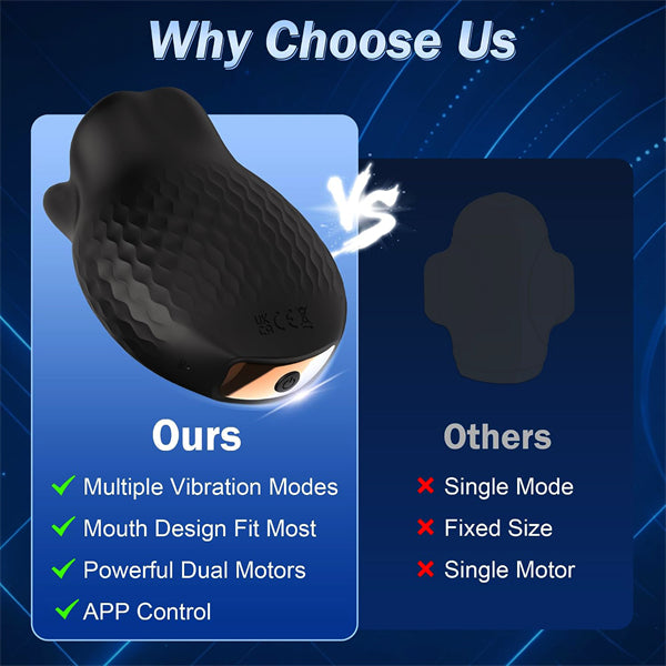 Dual Motors Male Masturbator for Men Penis Vibrator