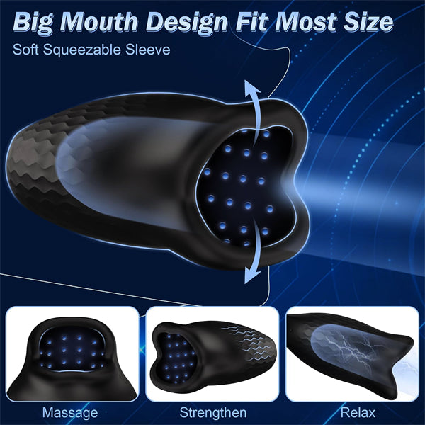 Dual Motors Male Masturbator for Men Penis Vibrator