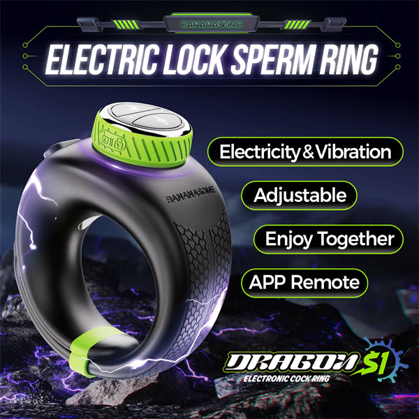E-stim Penis Trainer Vibrator Cock Ring Masturbator with 10 Vibrations & Electro Shocks