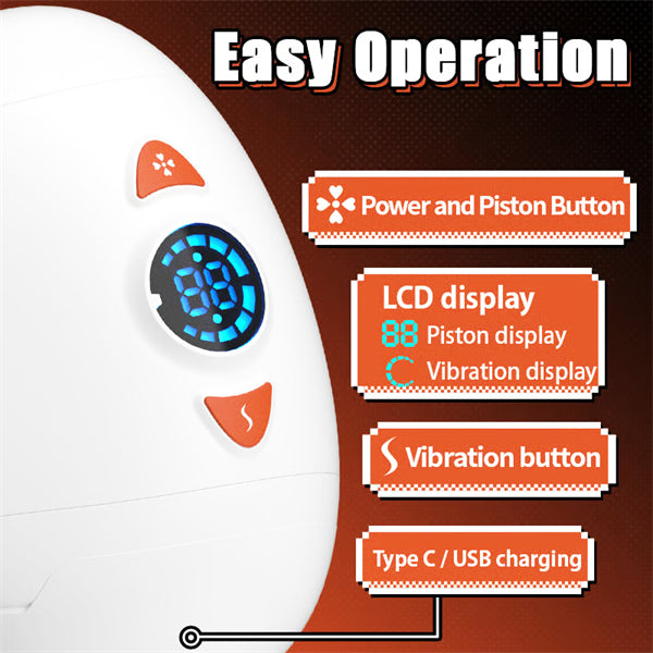 Ball Massage Focus Testicle & Glans Stimulation Electric Male Masturbator