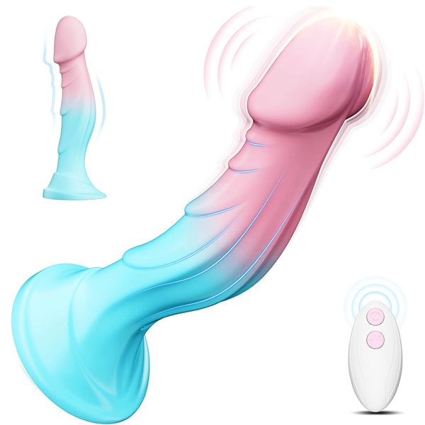 Gradient Color Realistic Dildo Vibrator