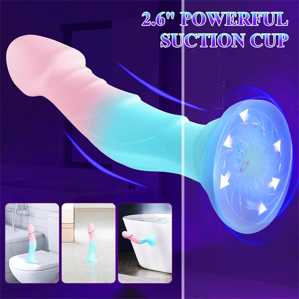 Gradient Color Realistic Dildo Vibrator