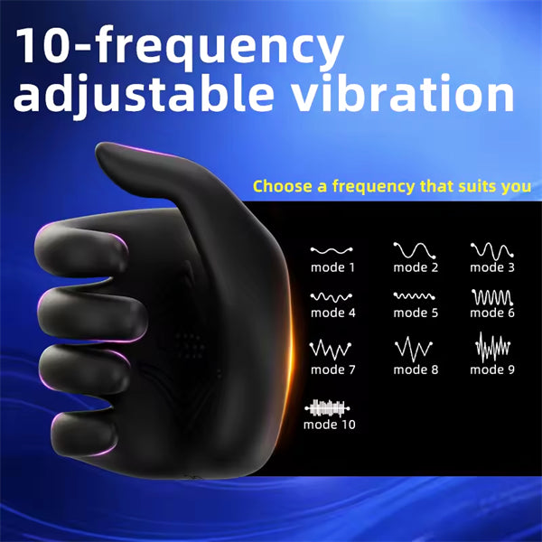 Finger Shaped Male Vibrator with 10 Vibration Modes