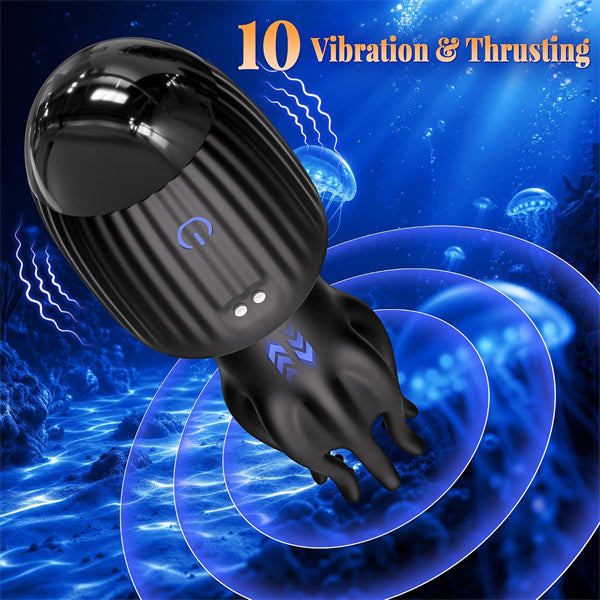 Flexible Finger Male Masturbator Stroker With Vibration Stimulation