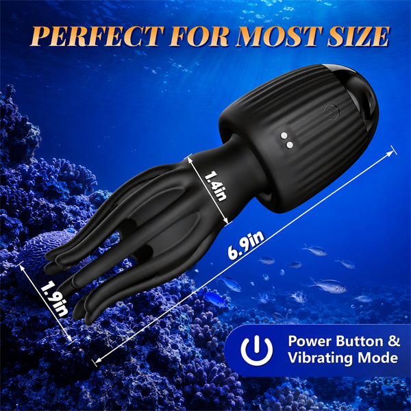 Flexible Finger Male Masturbator Stroker With Vibration Stimulation