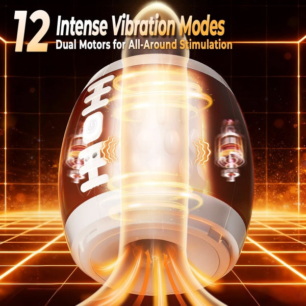 Football-Shaped Vibrating Male Stroker