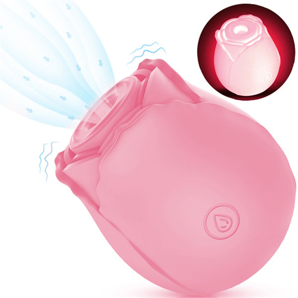 Glow In Dark Rose Vibrator Dark Pink