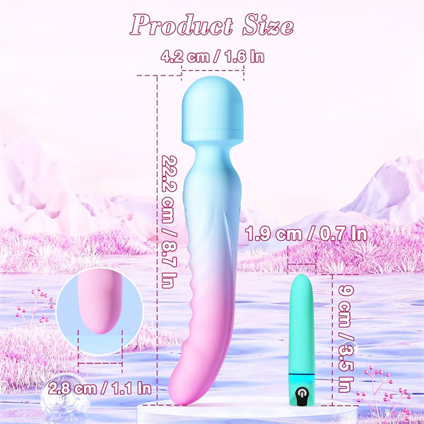 G Spot Vibrator Wand & Bullet Vibrator Set