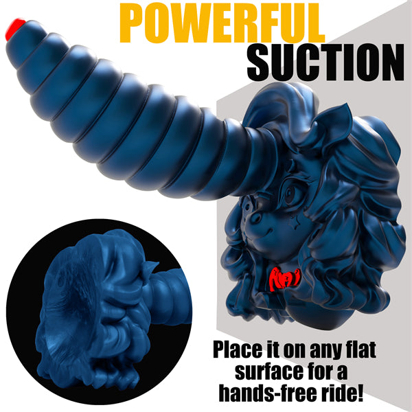 Giant Unicorn Dildo Blue