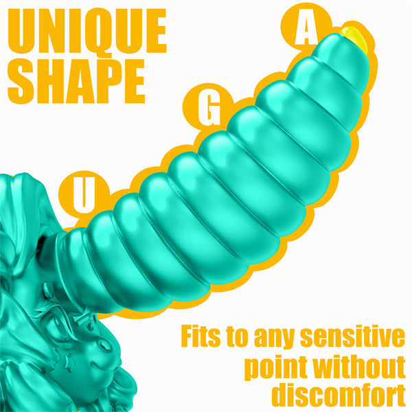 Giant Unicorn Dildo Green