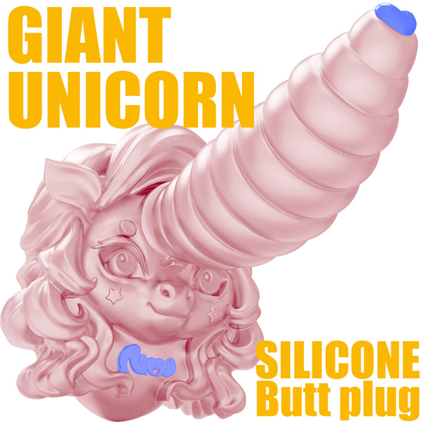 Giant Unicorn Dildo Pink