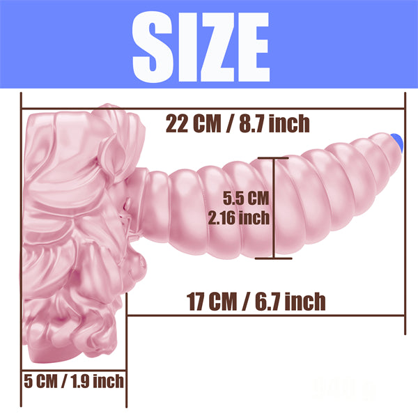 Giant Unicorn Dildo Pink