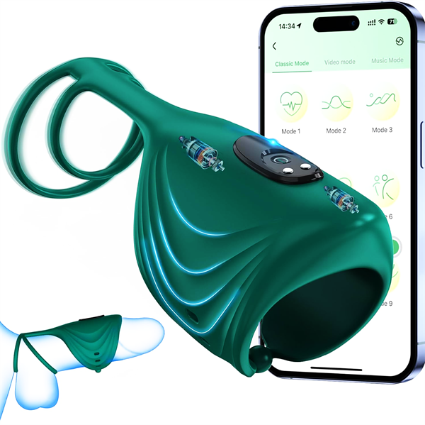 Glans Trainer Stimulator with Cock Ring