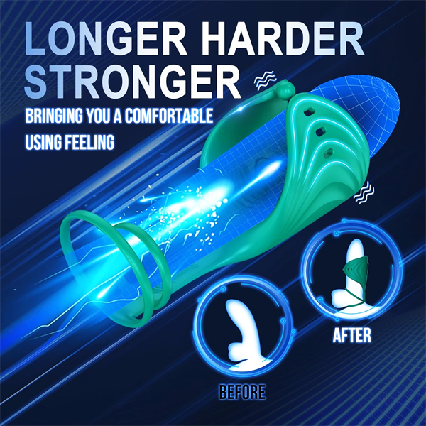 Glans Trainer Stimulator with Cock Ring