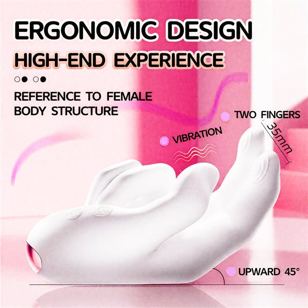 Golden Hand Realistic Finger Flapping Clitoris G Spot Vibrator