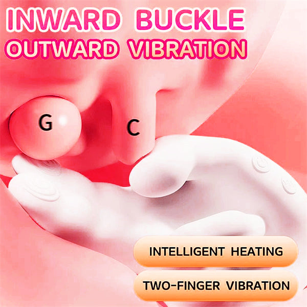 Golden Hand Realistic Finger Flapping Clitoris G Spot Vibrator