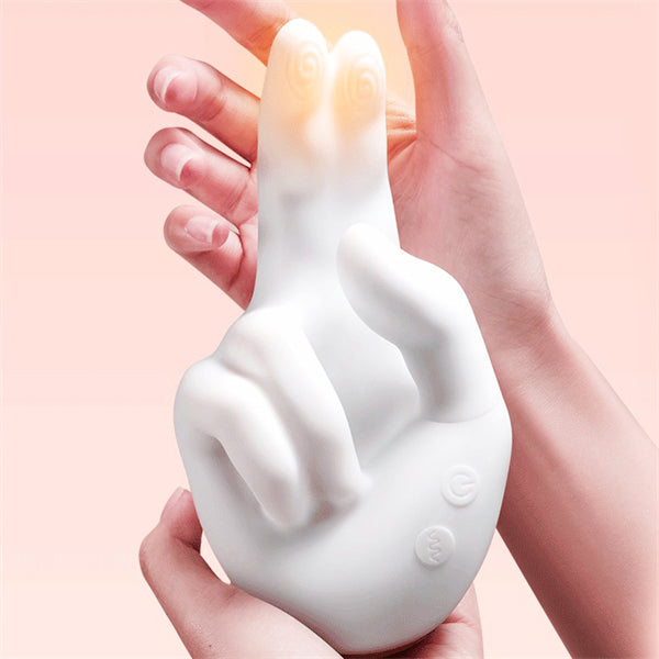 Golden Hand Realistic Finger Flapping Clitoris G Spot Vibrator