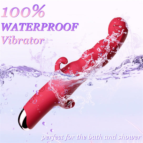 G spot Dildo Rabbit Vibrator Wand Red