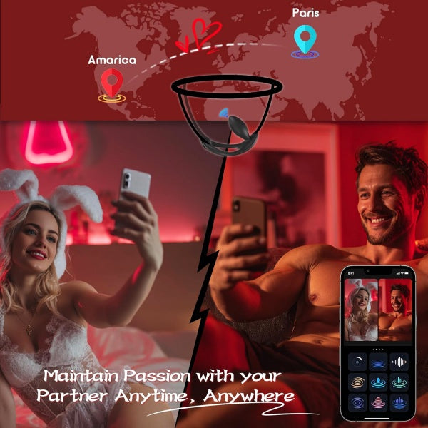 Hands-Free Wearable Anal Vibrator for Couples