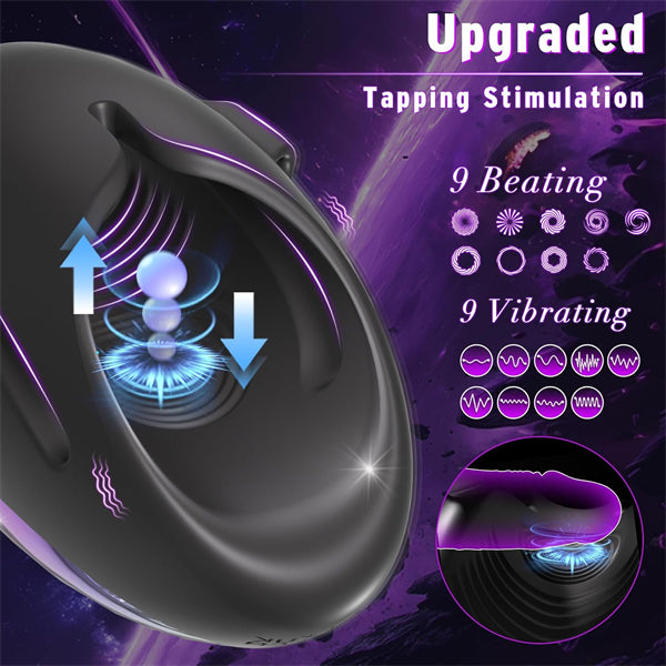 Hands Free Penis Vibrator Stroker Trainer