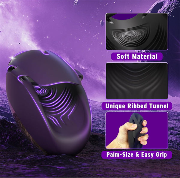 Hands Free Penis Vibrator Stroker Trainer